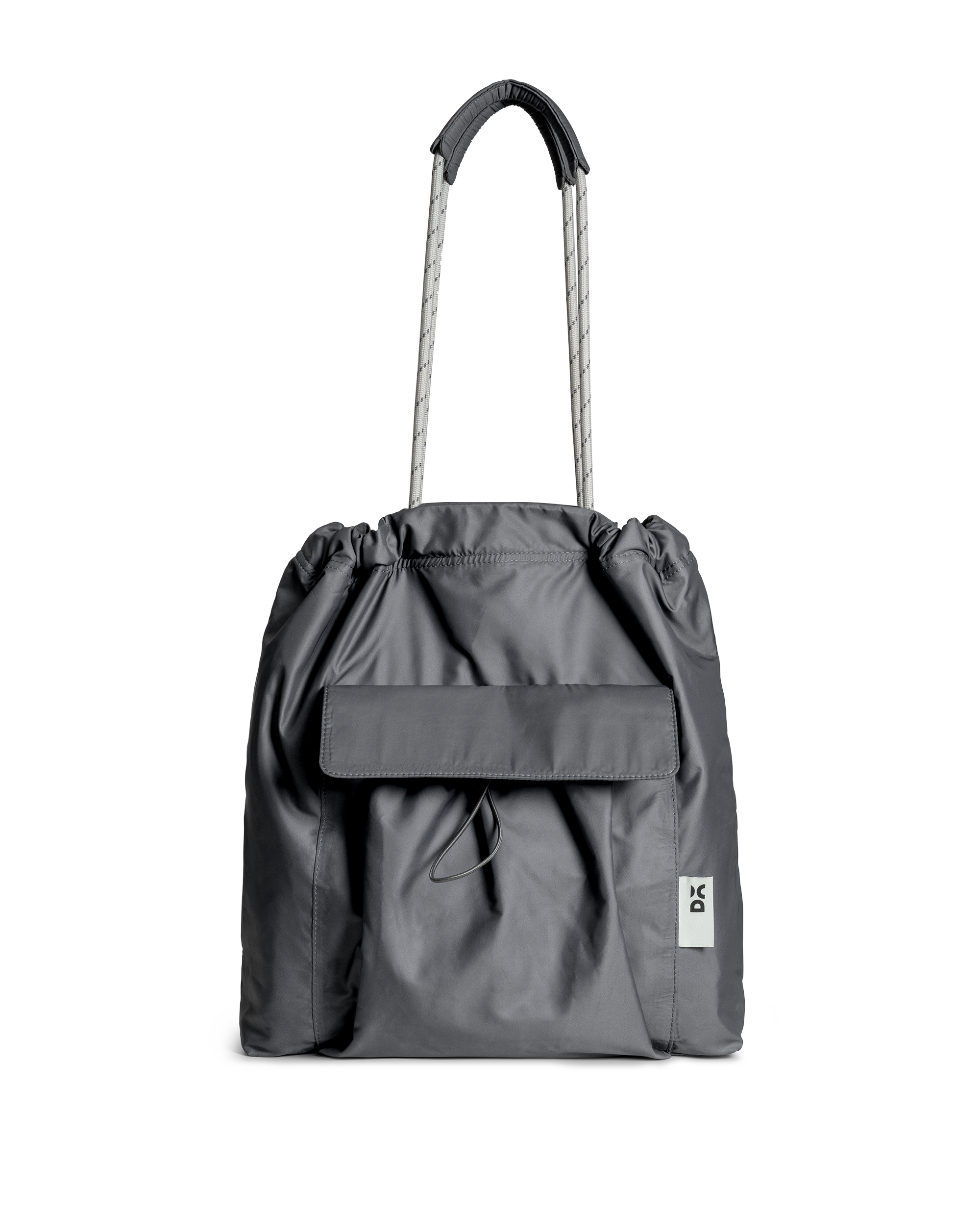 Slate Gray Parachute Tote Bag